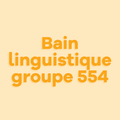 Image Bain linguistique groupe 554